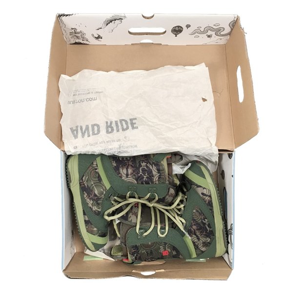 NEW Burton Sapphire Womens Snowboard Boots!Green CamoSize 4 or 5 Euro 34 35